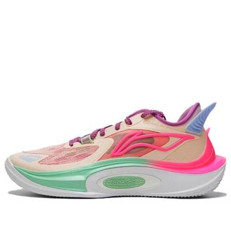 Li-Ning Sonic 11 V2 Beige Neon Pink Mint ABAT045-5