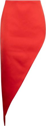 DAVID KOMA Asymmetrische rok - Rood