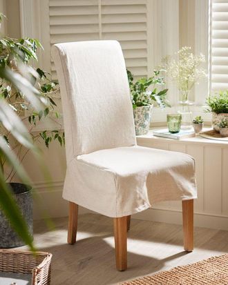 Dibor Riviera Loose Cover Kitchen Furniture Dining Room Chair - Natural