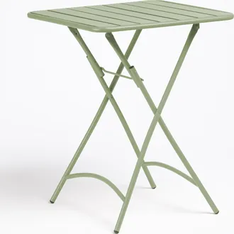Sklum Sklum - Mesa De Cocina Cuadrada 60x60 Cm Plegable En Acero Janti