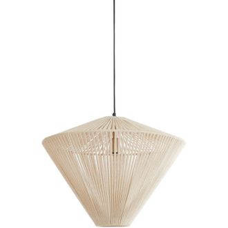 Light & Living Light&living - lampada a sospensione - Felida - beige - cotone
