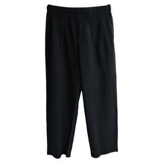 Issey Miyake Homme Pliss&eacute; Issey Miyake Pleats in Black Polyester