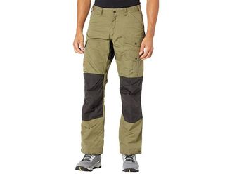 Fjällräven Vidda Pro Trousers Mens Clothing Green/Dark Grey : 44 (US Mens 29) L, Polyester/Cotton
