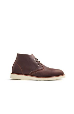 Red Wing Shoes Work Chukka Oil Slick Leather Boot in Briar Oil Slick at Nordstrom, Size 9.5
