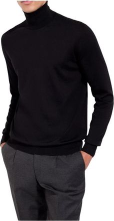 Barba Dolcevita Turtleneck - Heren - Coltruien - Zwart - 3XL - Kasjmier - Truien & Vesten