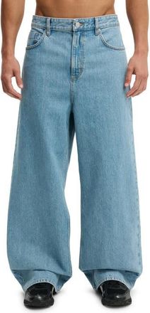 Cotton On Mens Super Baggy Jean in Verve Blue at Nordstrom, Size 3432