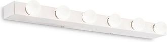 Ideal Lux Prive - Aplique De Pared 6 Luces Blanco - Ideal Lux