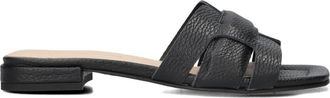Stefano Lauran Zwarte Slippers 24050 - Dames - Sandalen - Zwart - 42 EU - Schoenen