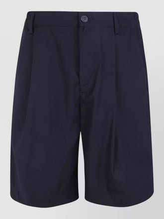 WOC algeri tailored shorts belt loops back pocket