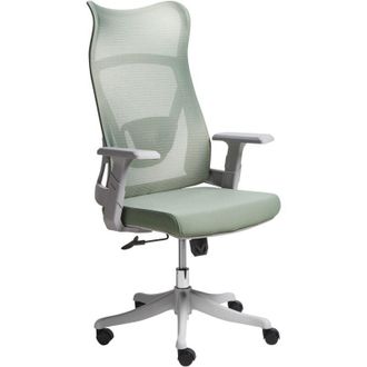 Beliani Office Chair BARD Fabric Green