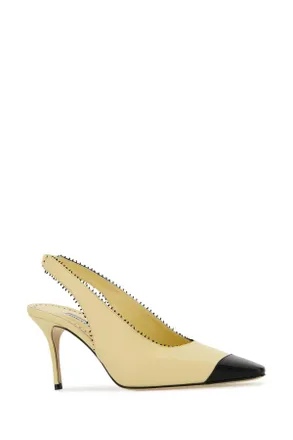 Manolo Blahnik Womens Pastel Yellow Nappa Leather Gaius Pumps Blcklyel Scarpe Con Tacco