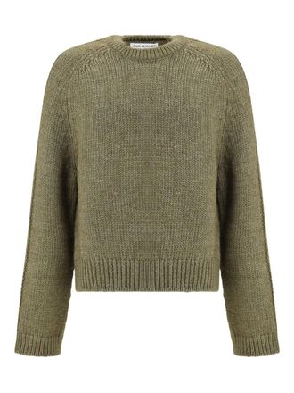 Our Legacy round-neck sweater - men - Wool/Silk - 48 - Green