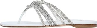 Casadei Stratosphere Flat Sandalen - Dames - Slippers - Veelkleurig - 37 EU - Leer - Schoenen