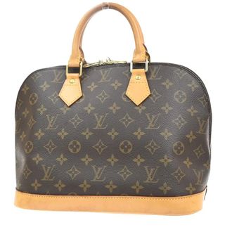 Louis Vuitton Alma Handbag Monogram Canvas Brown Canvas Handbag (Pre-Owned)