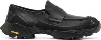 Roa Hybride Loafer Schoenen met Vibram Megagrip - Heren - Loafers - Zwart - 42 EU - Leer - Schoenen