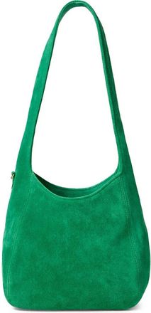 Clare Vivier Petit Bando Suede Shoulder Bag in Grass at Nordstrom
