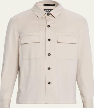 Ermenegildo Zegna Mens Oasi Cashmere Overshirt