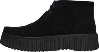 Clarks Schoenen, Dames, Zwart, 39 EU, Su&egrave;de, Zwarte Su&egrave;de Veterschoenen voor Dames