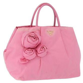 Prada Pre-owned Handbags, female, Pink, Size: ONE SIZE Pre-owned Vintage Hand Bag