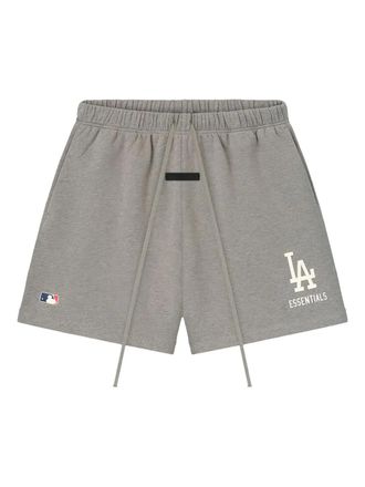 Fear of God x MLB Shorts Dodgers con logo - Grigio