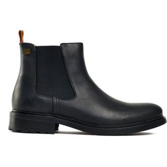 Sole Mens Re. Jupiter Chelsea Boots - Black Leather - Size UK 12