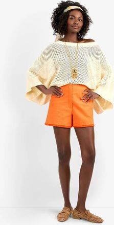 Trina Turk Horizon Cotton Pullover in Bonita Beige at Nordstrom, Size Xx-Large
