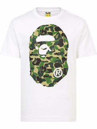 A Bathing Ape T-shirt ABC Big Ape Head - Bianco