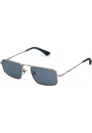 Police Mens SPLN31 53 579Y Sunglasses - Silver - One Size