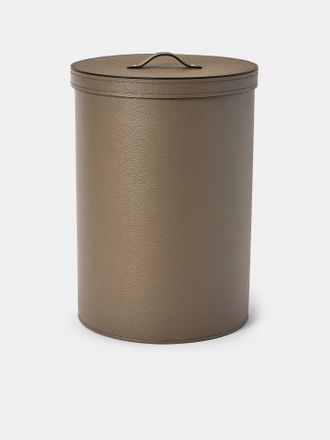 Pinetti Leather Wastepaper Bin