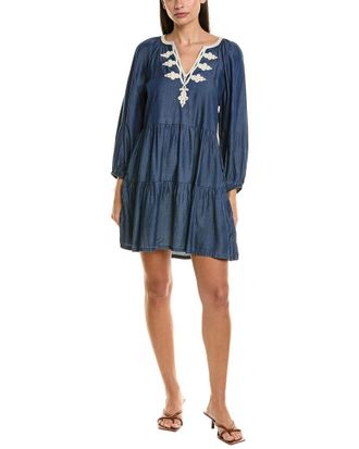 Tommy Bahama Embroidered Mini Dress