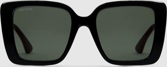 Gucci Square Frame Sunglasses, Black