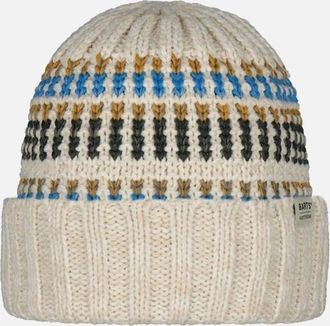 Barts Mens Barts Mens Travvis Jaquard Knitted Cuffed Beanie - Brown - Size: ONE size