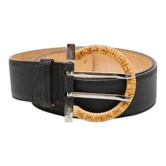 Ferragamo Pre-owned Belts, male, Black, Size: ONE SIZE Pre-owned Standard Belt