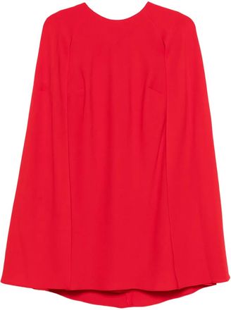 Roland Mouret cape sleeve dress - Red