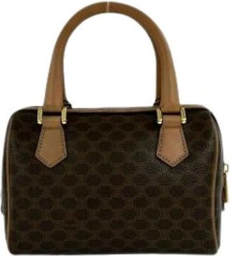 Celine Pre-owned Vintage Schoudertas - Dames - Vintage Handtas - Bruin - ONE Size - Leer - Vintage