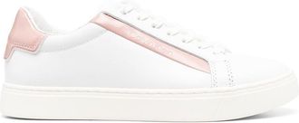 Calvin Klein two-tone low-top sneakers - women - Leather/Polyurethane/Recycled Polyester/Rubber - 37 - White