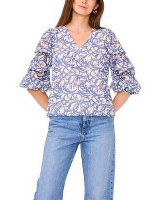 Vince Camuto Lantern Sleeve Blouse