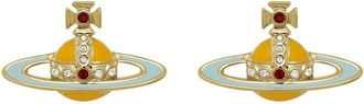 Vivienne Westwood Small Neo Bas Relief orb Stud Earrings - Multicoloured - One Size