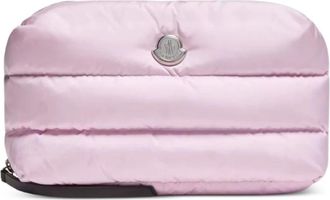 Moncler Caradoc Beauty Case - Dames - Toilettassen - Roze - ONE Size - Nylon - Tassen