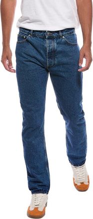 Palm Angels Low Waist Monogram Straight Jean