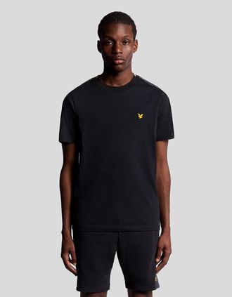 Lyle & Scott Lyle And Scott Mens Sports Tape T-Shirt - Blue - Size: 38
