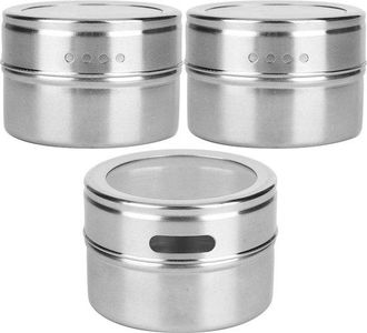 OEM Cajas Magn&eacute;ticas Para Especias De 3 Piezas, Tarros Magn&eacute;ticos Para Especias, Recipientes Para Especias