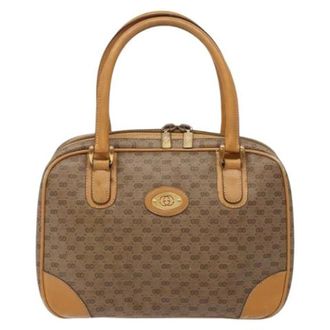 Gucci Tweedehands leren handtassen - Dames - Vintage Handtas - Beige - ONE Size - Leer - Vintage