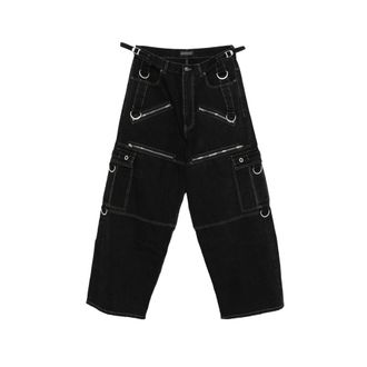 Balenciaga Contrast-stitching Straight Jeans