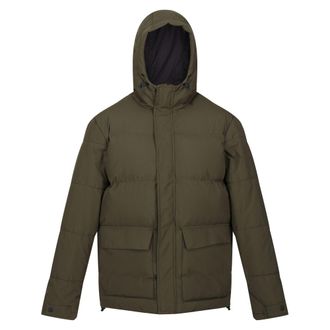 Regatta Mens Falkner Padded Jacket (Dark Khaki) - Size X-Large
