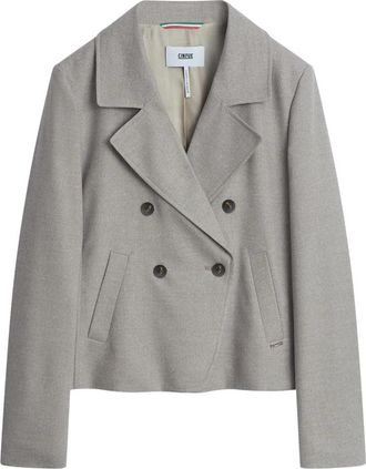 Cinque Cilug Blazerjacke - Dames - Blazers - Grijs - M - Leer - Jassen
