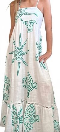 Debbie Katz Erah Maxi Dress In Green