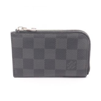 Louis Vuitton Black Damier Graphite Coated Canvas Coin Purse/Coin Case (Pre-Owned)