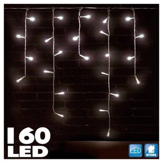 Trade Shop Trade Shop - Luminosa 160 Led Blanco Caldo 230 Cm Decorations Natalizie Luci