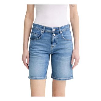 Marc O'Polo Dames, Korte broeken, Blauw, Maat: W25 Denim